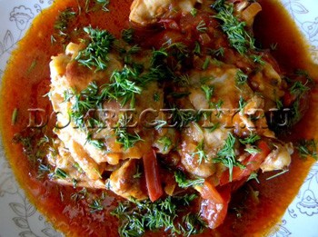 Яхния из курицы...