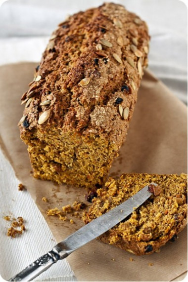 тыквенный хлеб на завтрак