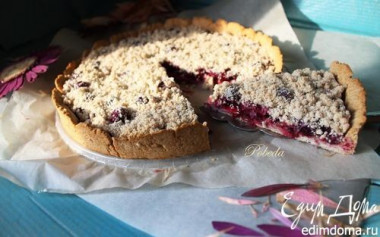 ПОСТНЫЙ ЯГОДНЫЙ ПИРОГ С КРОШКОЙ