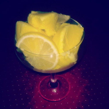 Лимонное мороженое