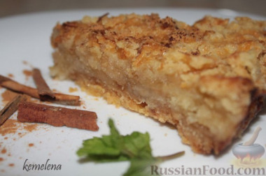 Насыпной яблочный пирог