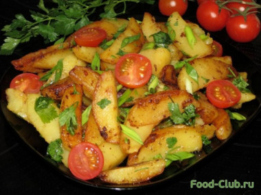 Печеная картошка в мультиварке