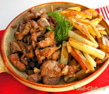 Свинина с картофелем в мультиварке
