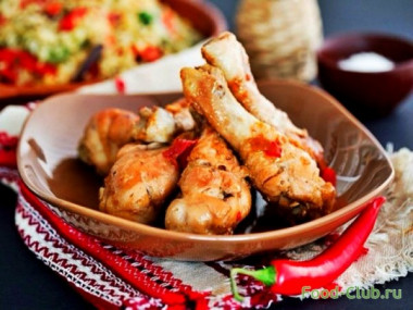 Острые куриные голени в мультиварке