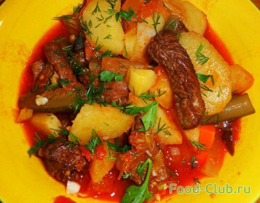 Азу по-татарски в мультиварке