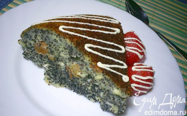 ТВОРОЖНО-МАННАЯ ЗАПЕКАНКА С МАКОМ И ИЗЮМОМ В МУЛЬТИВАРКЕ