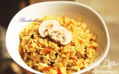 ПЛОВ С ГРИБАМИ В МУЛЬТИВАРКЕ 