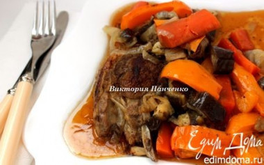 БАРАНИНА С ОВОЩАМИ В МУЛЬТИВАРКЕ