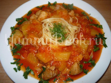 Лагман по-домашнему из мультиварки