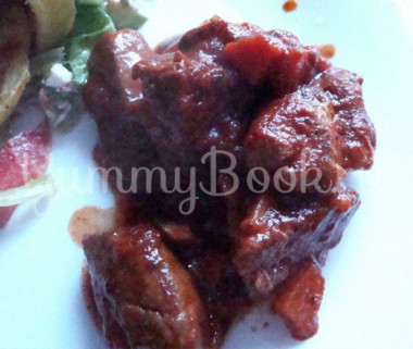 Говядина в вине (в мультиварке)