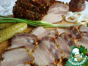 Грудинка солено-печеная