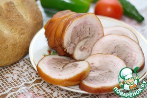 Рулет из свиной рульки в мультиварке