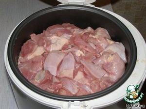 Куриная тушенка в мультиварке