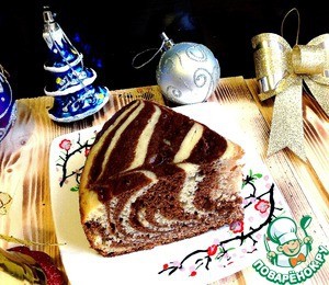 Пирог "Самая вкусная "Зебра"