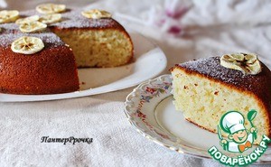 Пряный манник на йогурте без муки и масла