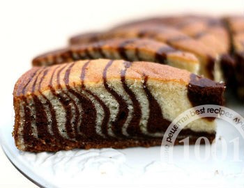 Кекс Зебра в мультиварке  