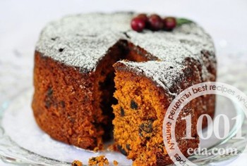 Английский кекс в мультиварке 