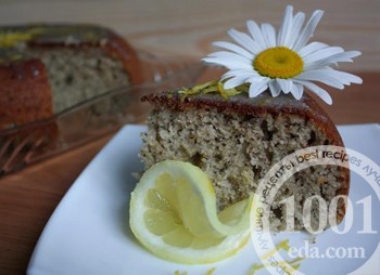 Банановый кекс с маком в мультиварке 