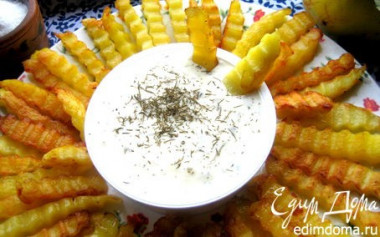 СЫРНЫЙ СОУС К КАРТОФЕЛЮ ФРИ ДЛЯ ФОНДЮ