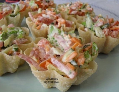 ТАРТАЛЕТКИ С КОРЕЙСКОЙ МОРКОВЬЮ