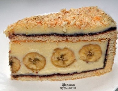 ТОРТ С БАНАНАМИ 