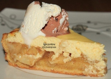 ТВОРОЖНО-ЯБЛОЧНЫЙ ПИРОГ