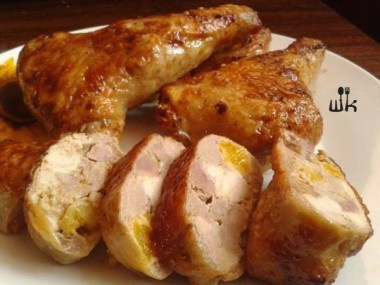 ВКУСНЫЕ ФАРШИРОВАННЫЕ КУРИНЫЕ ОКОРОЧКА 