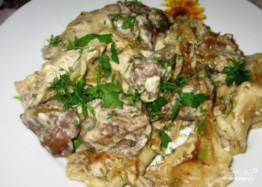 вареники в горшочках...