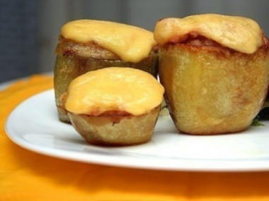 Фаршированный картофель...