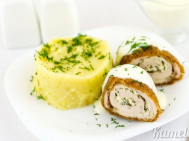 Куриные рулетики с фетой...