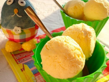 Домашнее мороженое...