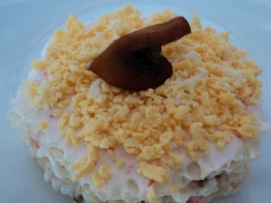 Закуска из крабовых палочек...