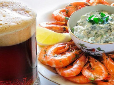 Креветки к пиву...