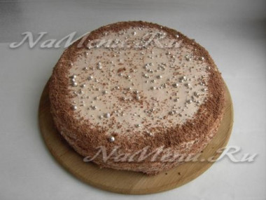 Шоколадный бисквитный торт...