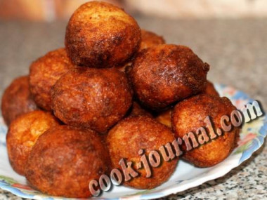 творожные колобки...