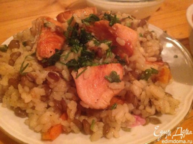 РИС С КУРИЦЕЙ И ЧЕЧЕВИЦЕЙ