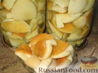 Маринованные белые грибы