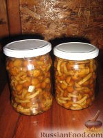 Маринование замороженных опят