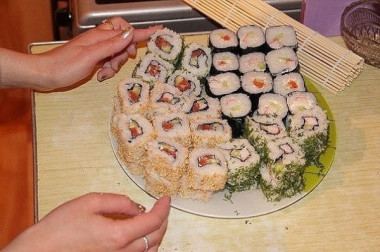 Мастер-класс по приготовлению роллов