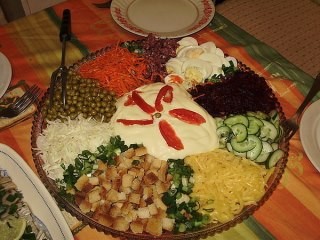 Салат «Козел в огороде»