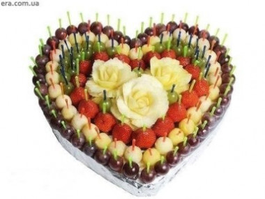 Как делать цветы и букеты из фруктов