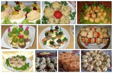 Подборка фуршетных блюд на скорую руку