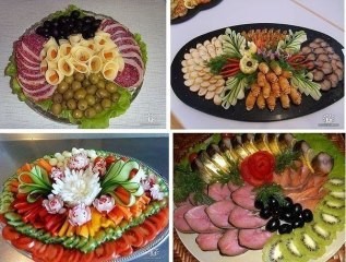 Идеи для оформления нарезок