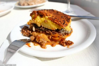 Традиционный греческий «мусакас» Рецепты критской кухни