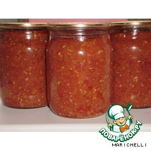 Аджика яблочная (очень вкусная)