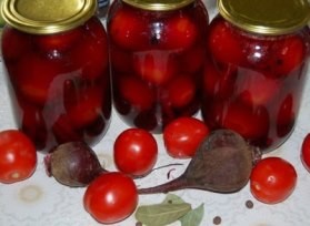 ПОМИДОРЫ, МАРИНОВАННЫЕ СО СВЁКЛОЙ(+ЕЩЕ 2 РЕЦЕПТА)
