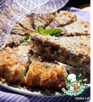 Ореховый пирог "за 5 мин"...