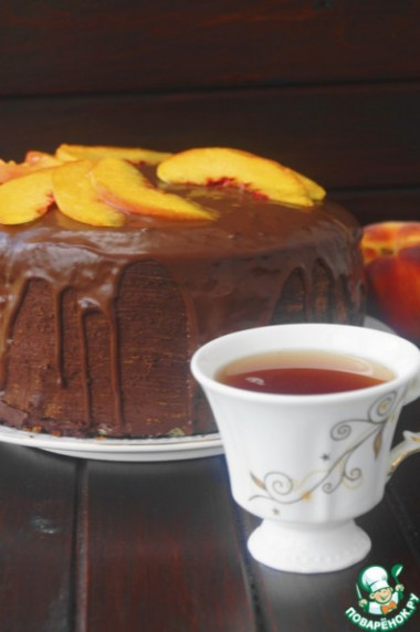 Торт "Цветок персика"...