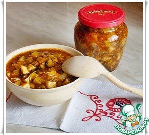 Кабачки на зиму с томатной пастой...