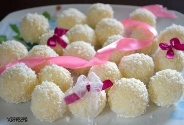 Рафаэлло с орехами кешью...